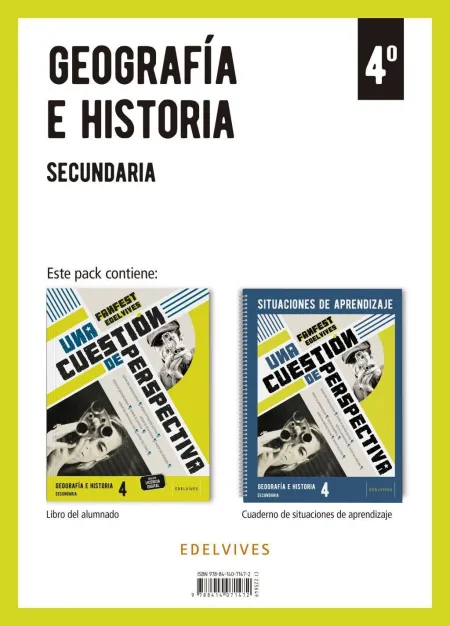 026 4Eso Geografía e Historia Proyecto Fanfest- Libro del Alumno+ Cuaderno