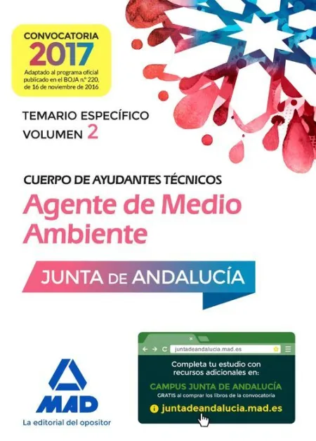 017 (Andalucia) Cuerpo de Ayudantes Técnicos Especialidad Agentes de Medio Ambiente. Temario Especifico T2