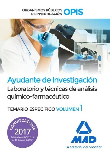 017 T1 Especifico Ayudantes de Investigación de los Organismos Públicos de Investigación