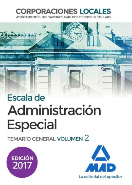 017 T2 Escala de Administracion Especial Corporaciones Locales