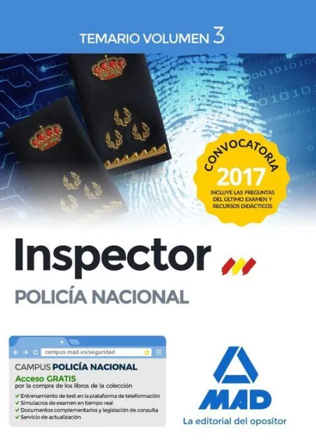 017 Vol3 Inspector de Policía Nacional