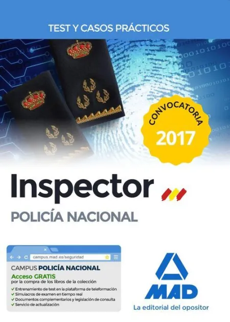 017 Test Inspector de Policía Nacional Test y Casos Prácticos