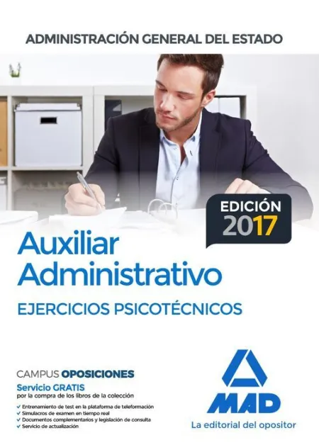 017 Psicotecnicos Auxilar Administrativo Administracion General del Estado