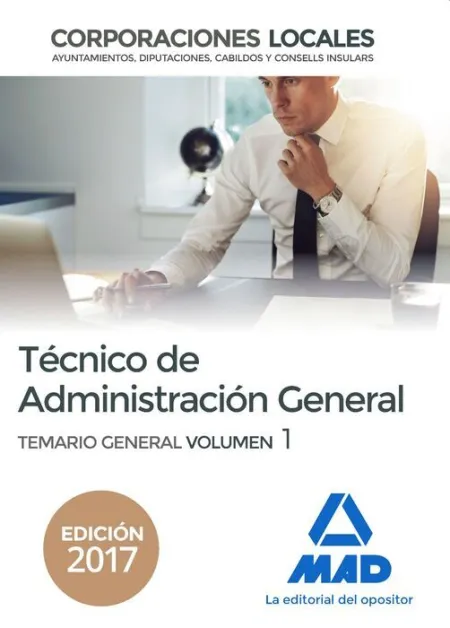 017 T1 Temario Técnico de Administración General de Corporaciones Locales