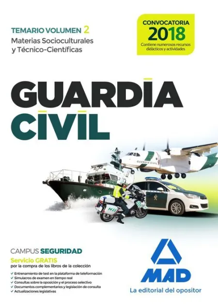 018 T2 Guardia Civil Sociocultural Temario