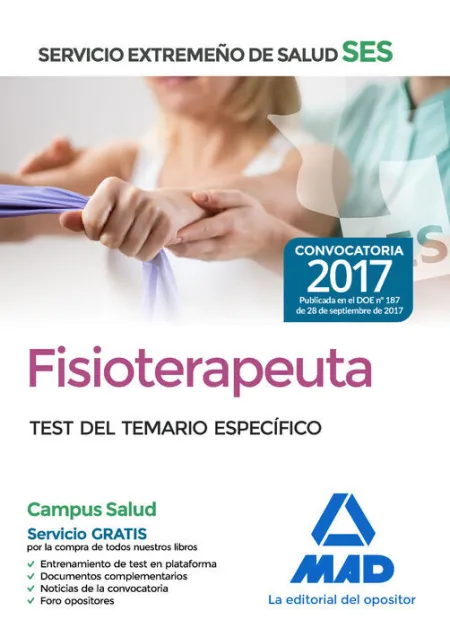 017 Test Fisioterapeuta del Servicio Extremeño de Salud (Ses)