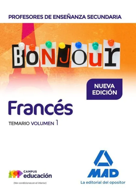 017 T1 Frances Profesores de Enseñanza Secundaria Temario