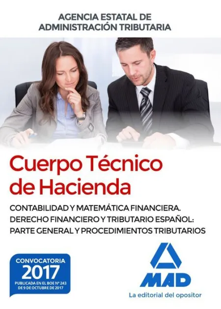 017 Cuerpo Técnico Hacienda. Agencia Estatal de Administración Tributaria