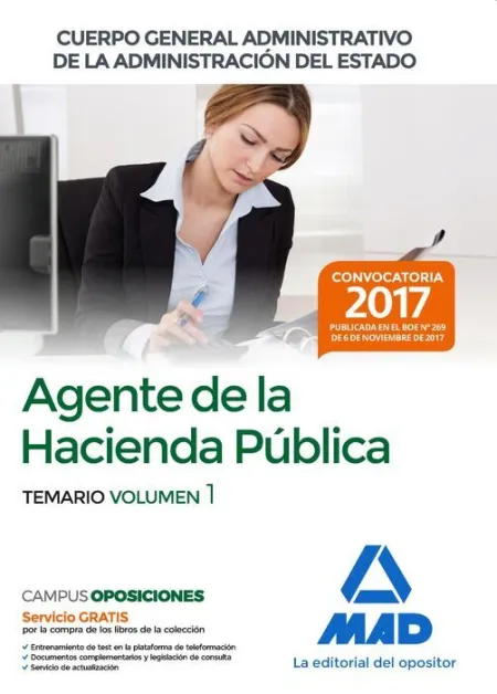 017 T1 Agente de la Hacienda Pública Cuerpo General Administrativo de la Administración del Estado
