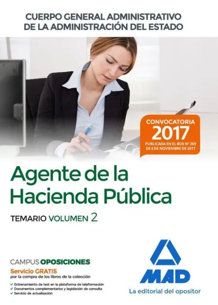 017 T2 Agente de la Hacienda Pública Cuerpo General Administrativo de la Administración del Estado