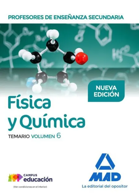 018 T6 Fisica y Quimica Profesores Enseñanza Secundaria -Temario