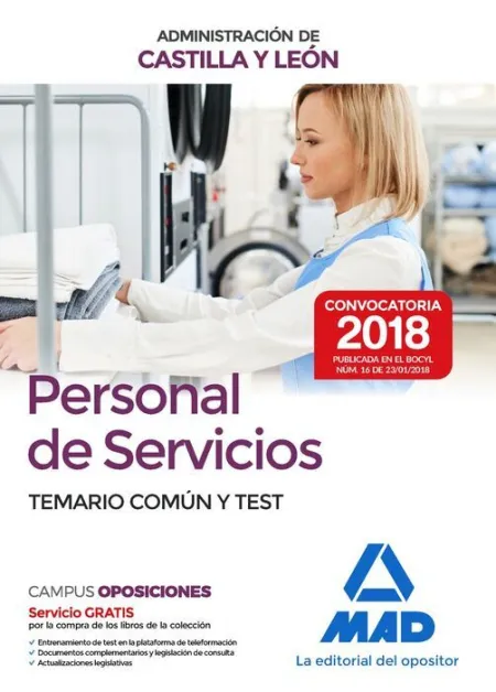 018 (Castilla-Leon) Comun/Test Personal de Servicios de la Administración de Castilla y León