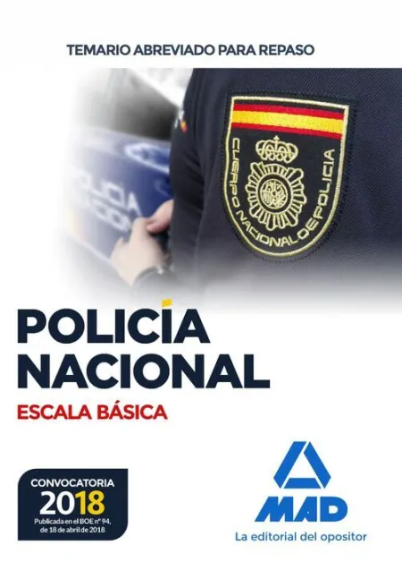 018 Abreviado Policia Nacional Escala Basica