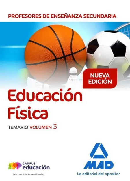 018 T3 Educación Física Profesores de Enseñanza Secundaria