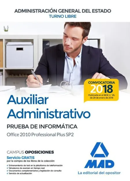 018 (Libre) Infor. Auxiliar Administrativo Administración General Estado