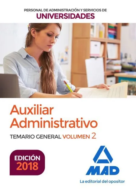 018 T2 Auxiliar Administrativo Personal Administracion y Servicios de Universidades