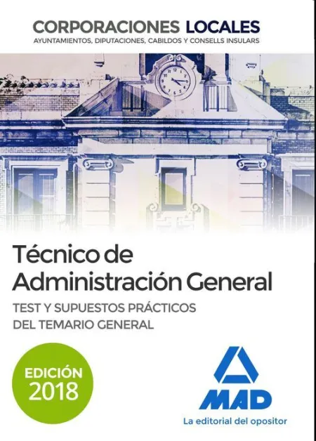 018 Test/Sup Técnico de Administración General de Corporaciones Locales