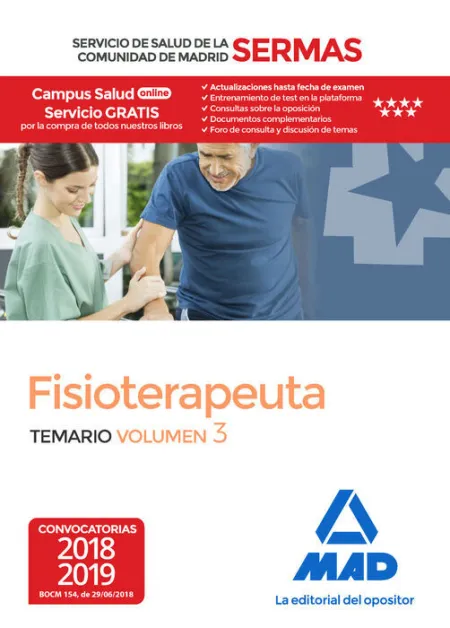 018 T3 (Madrid) Fisioterapeuta del Servicio de Salud de la Comunidad de Madrid