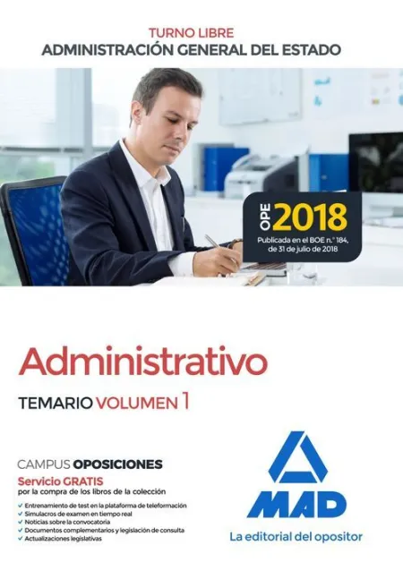 018 (Libre) T1 Administrativo Administracion General del Estado