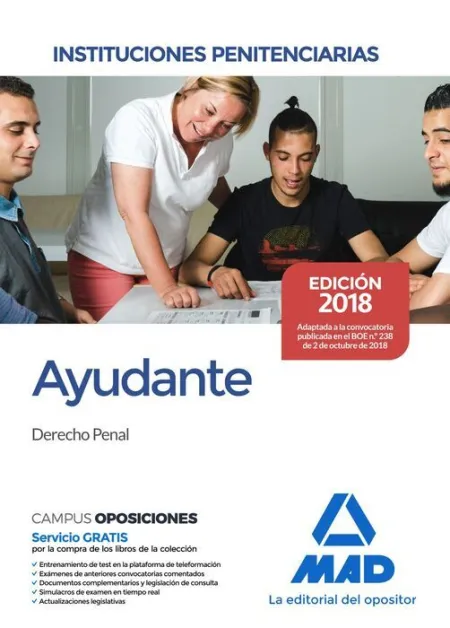 018 Ayudante Instituciones Penitenciarias. Derecho Penal