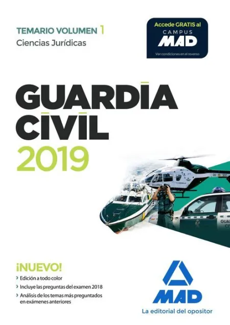 019 T1 Juridico Guardia Civil