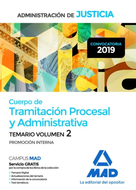 019 T2 (Interna) Tramitación Procesal y Administrativa Administracion de Justicia