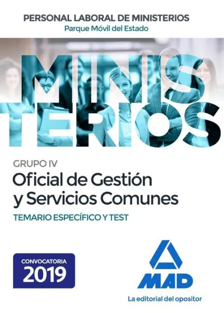 019 Grupo Iv Oficial de Gestión y Servicios Comunes