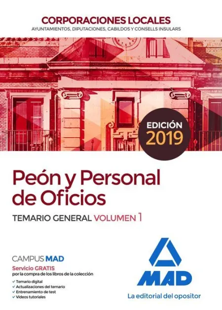 019 T1 Peón y Personal Oficios de Corporaciones Locales