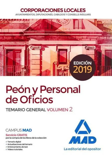 019 T2 Peón y Personal Oficios de Corporaciones Locales