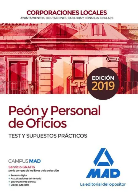 019 Test/Sup Peon y Personal de Oficios de Corporaciones Locales
