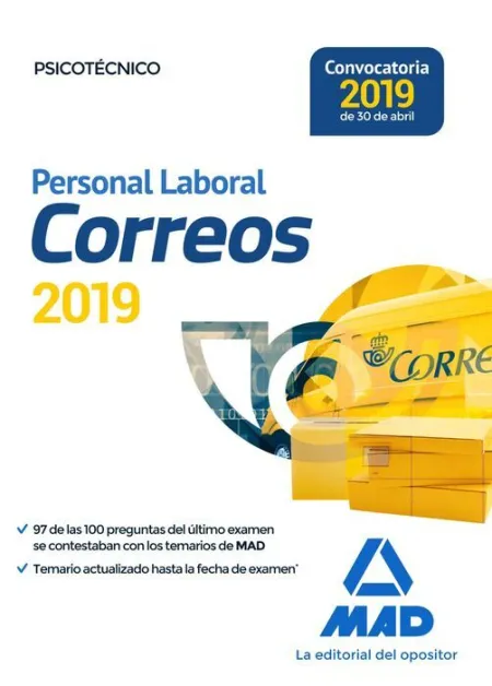 019 Psic Correos Personal Laboral. Psicotécnico