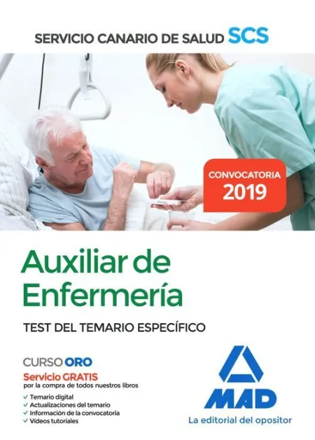 019 Test Auxiliar Enfermería Servicio Canario Salud