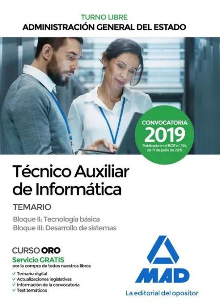 019 Técnico Auxiliar de Informática de la Administración General del Estado