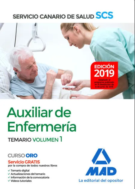 019 T1 Auxiliar Enfermeria Servicio Canario Salud -Temario