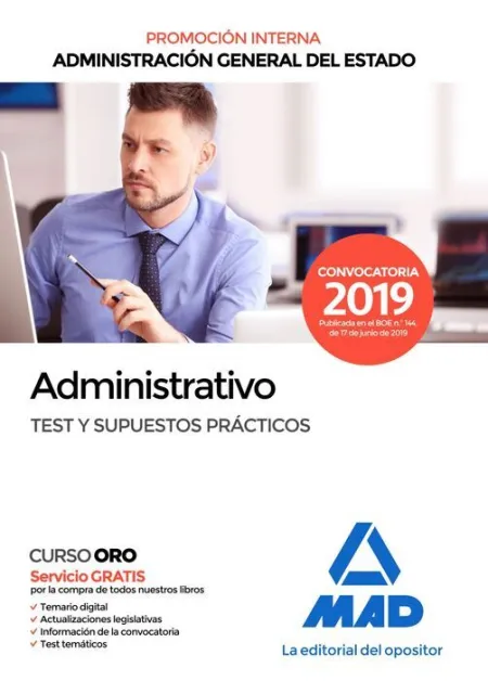 019 (Interna) Test/Sup Administrativo Estado -Promocion Interna Administracion General Estado
