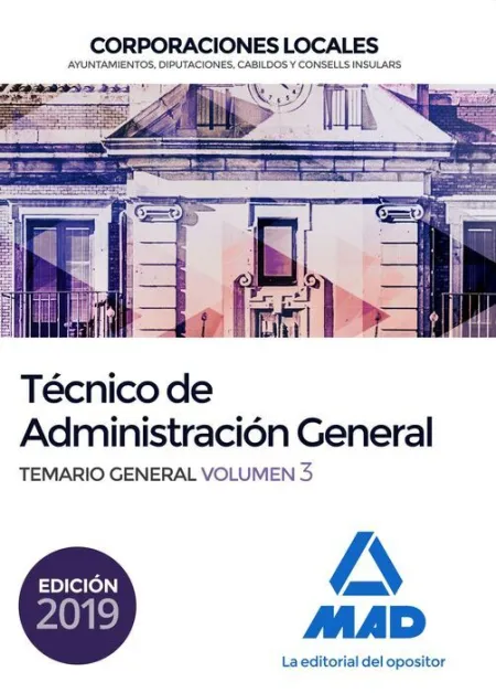 019 T3 Técnico de Administración General de Corporaciones Locales