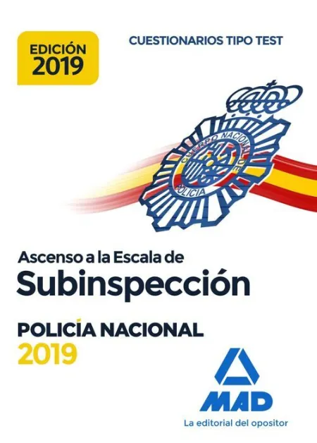 019 Ascenso a la Escala Subinspeccion Policia Nacional