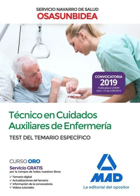 019 (Osasunbidea) Test Tecnico en Cuidados Auxiliares de Enfermeria