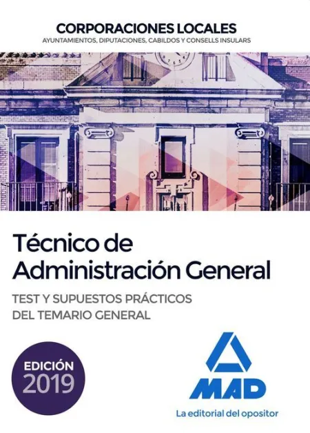 019 Test/Sup Técnico de Administración General de Corporaciones Locales