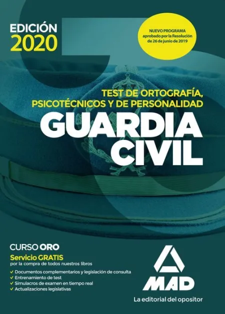 020 Ortogr/ Psicotecnicos / Personalidad Guardia Civil