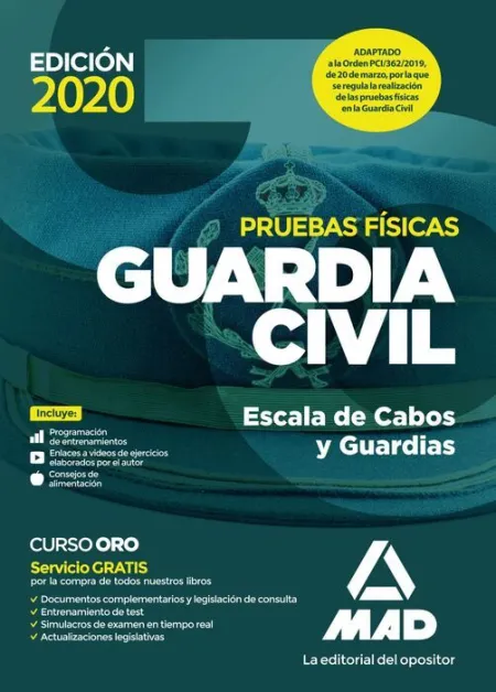 020 Pruebas Fisicas Guarcia Civil Escala de Cabos y Guardias