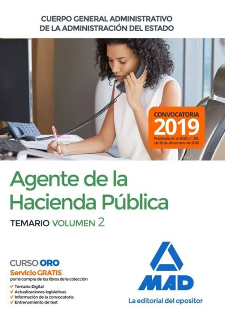 020 T2 Agente Hacienda Pública Cuerpo General Administrativo de la Administración del Estado