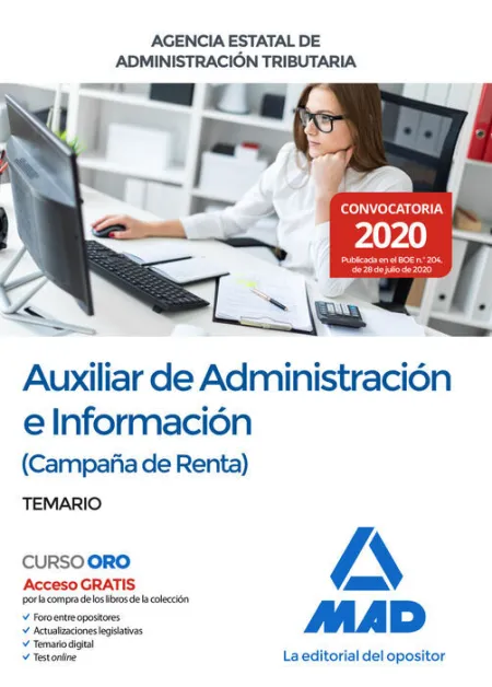020 Temario Auxiliar de Administración e Información Temario