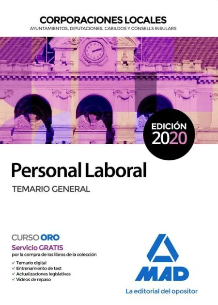 020 Personal Laboral Corporaciones Locales. Temario General