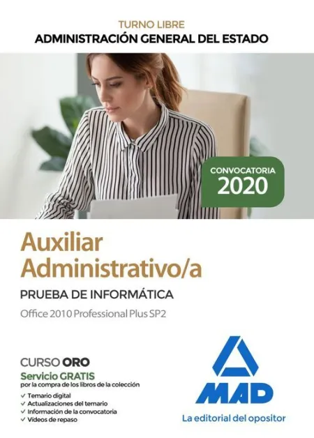 020 (Libre) Inform Auxiliar Administrativo / a Administración General del Estado