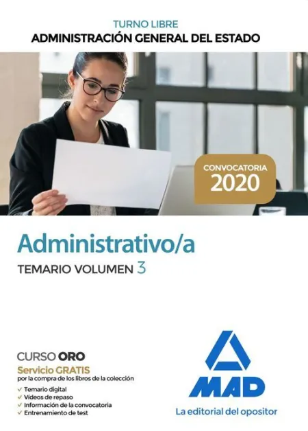 020 (Libre) T3 Administrativo / a Administración General del Estado