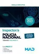 023 T04 Inspector/A de Policía Nacional. Temario Volumen 4