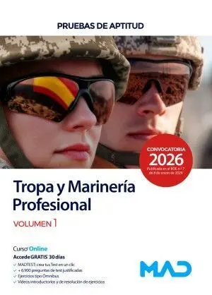 T1 Tropa y Marineria Profesional. Pruebas de Aptitud
