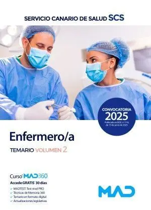 025 T2 Enfermero/A Servicio Canario Salud