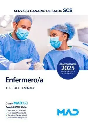 025 Test Enfermero/A Servicio Canario Salud